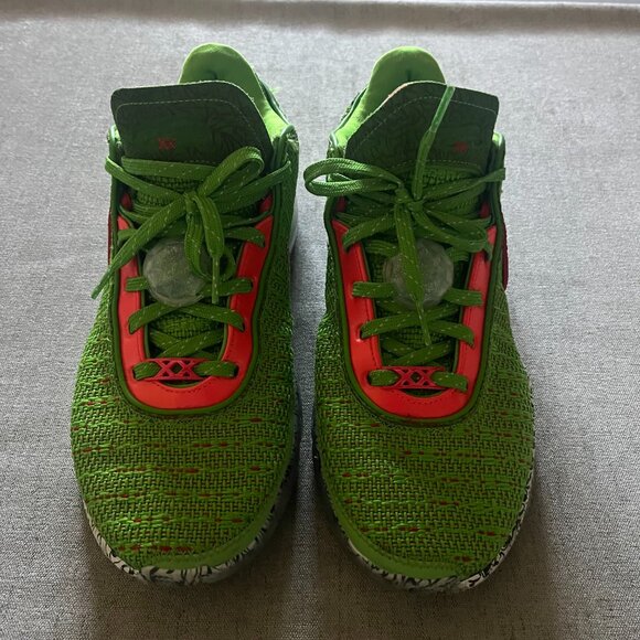 Nike Lebron 20 XX Stocking Stuffer Grinch Men Size 10 Green Apple FJ4955-300 main image 4